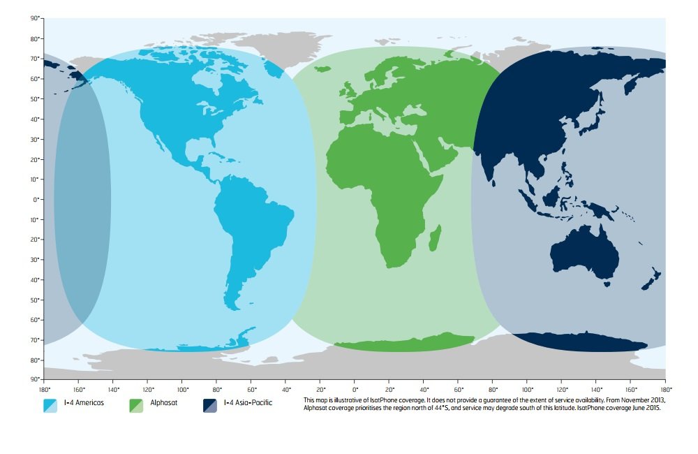 Inmarsat covergae maps